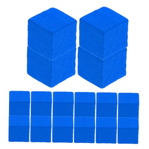 LALADEFIEE 50 Stück Schachzubehör Spielfiguren Schach Für Brettspiel Tabletop-spielkomponente Tischmarker Schachbrett Schach Spielmarken Token Für Brettspiele Spielzubehör Holz Blue von LALADEFIEE