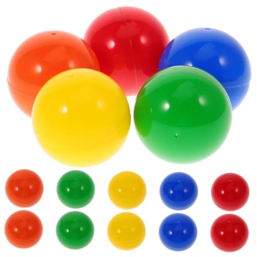 LALADEFIEE 50 Stück Teiliges Bunte Teilbare Kunststoff lotteriebälle Ø Offene Partyspiel Kugeln zum Befüllen mit Süßigkeiten und Notizen Vielseitig für Tombola Bastelprojekte Karneval und LALADEFIEE 50 Stück Teiliges Bunte Teilbare Kunststoff lotteriebälle Ø Offene Partyspiel Kugeln zum Befüllen mit Süßigkeiten und Notizen Vielseitig für Tombola Bastelprojekte Karneval und von LALADEFIEE