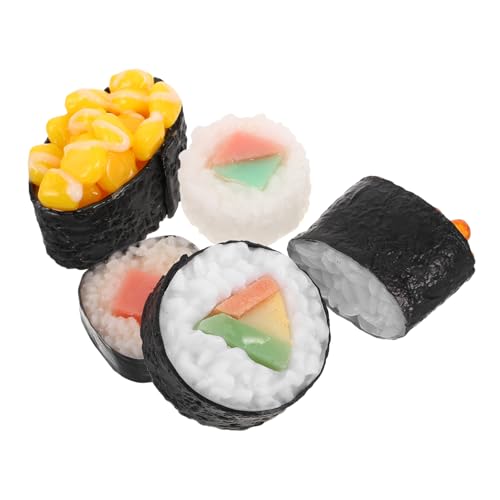 LALADEFIEE Realistisches Künstliches Sushi- 5-teiliges Simulations-lebensmittelmodell Zur Anzeige Für Pädagogische Zwecke von LALADEFIEE