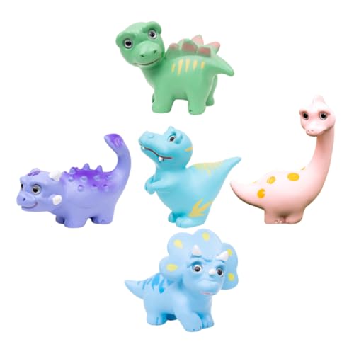 LALADEFIEE 5st Mikrolandschaftsdinosaurier Mini-Dinosaurier-dekor Mini-dinosaurierfiguren Kleiner Dinosaurier Mini-Tiere-dekor Cartoon-dinosaurierstatuen Miniatur-Dinosaurier Tiermodell Harz von LALADEFIEE