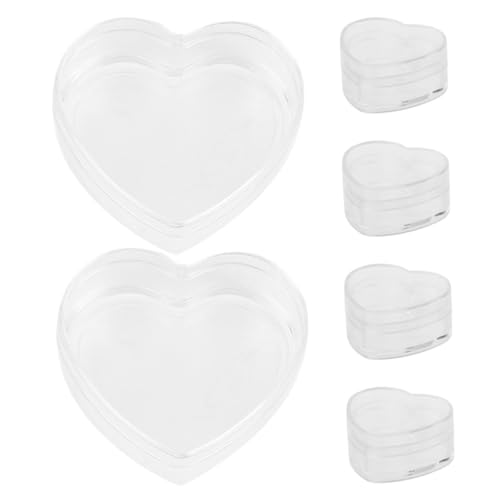 LALADEFIEE 6er Boxen Mini-liebes- Eine Armatur Zubehör Für Spielsets Kleine Kisten Aufbewahrungsbehälter Kleines Hausdekor Requisiten Acryl Transparent von LALADEFIEE