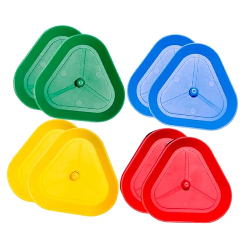 LALADEFIEE 8 Stück Bunte Dreieckige Kartenhalter aus Stabiler Pokerhalter für Spielkarten rutschfeste Kartenständer für Erwachsene Senioren und Familienunterhaltung LALADEFIEE 8 Stück Bunte Dreieckige Kartenhalter aus Stabiler Pokerhalter für Spielkarten rutschfeste Kartenständer für Erwachsene Senioren und Familienunterhaltung von LALADEFIEE