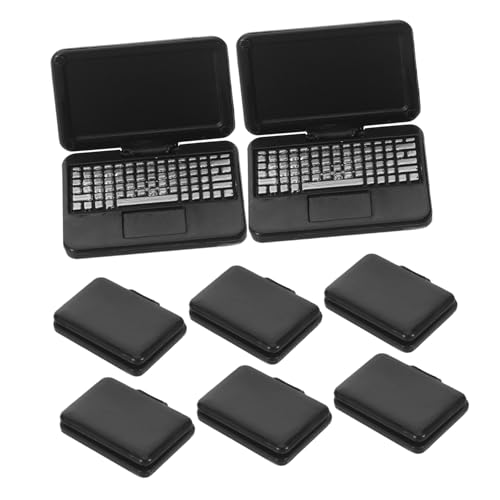 LALADEFIEE 8 Stück Early Mini – Laptop Computer Realistisches Rollenspiel Und Puppenhaus Faltbare Laptops Fantasie Miniatur Detaillierte Entwicklungsmöbel Kreativität Lernspielzeug LALADEFIEE 8 Stück Early Mini – Laptop Computer Realistisches Rollenspiel Und Puppenhaus Faltbare Laptops Fantasie Miniatur Detaillierte Entwicklungsmöbel Kreativität Lernspielzeug von LALADEFIEE