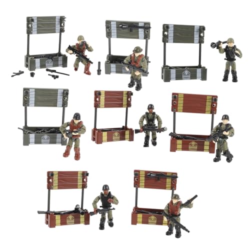 LALADEFIEE 8St Layout-Figuren Kinder Spielzeug Toys Militärspielzeug kinderspielzeuge bastelzeug kleine Modelle Sandtisch Menschen Modell Soldatenfiguren Mikro-Landschaftsdekore Plastik von LALADEFIEE