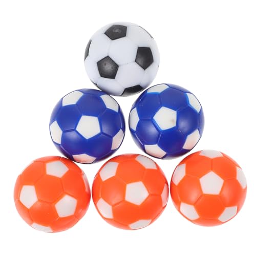 LALADEFIEE 9St Fußball Tischfussball Mini-Fußbälle für Kinder Kicker Zubehör Foosball Table Soccer Tischspiel Fußbälle austauschbare Kickerbälle Hüften (umweltfreundliches Harz) Colorful von LALADEFIEE