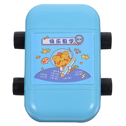 LALADEFIEE Additions- und Subtraktions-Rechenstempel Lehrstempel für Kinder Lehrerstempel Mathe-Rollstempel Kinder Stempel kinderstempel Mathe-Rollenstempel Kleiner Rollenstempel Plastik Blue von LALADEFIEE