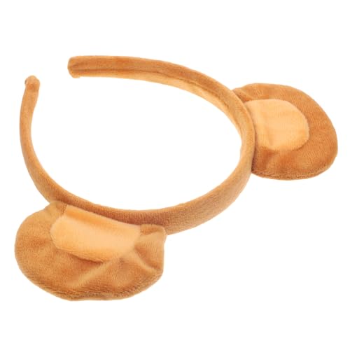 LALADEFIEE Affenohren Stirnband tierhaarreifen tierkostüme monkey costume haircharm Affenkostüm für Kinder Kopfbedeckung Haarband Cosplay-Kostüm-Stirnband Party-Haar-Accessoire Plastik Brown von LALADEFIEE