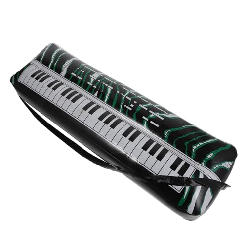 LALADEFIEE Aufblasbare Elektronische Tastatur Spielzeug Tragbares Aufblasbares Instrument Interessante Instrumenten-Requisiten Lustige Inflations-Requisiten Bühnen-Requisiten Partyzubehör PVC von LALADEFIEE