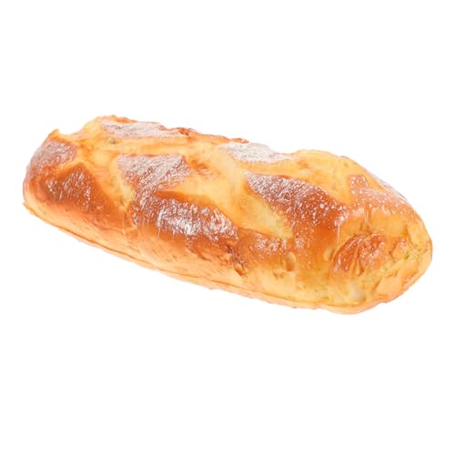 LALADEFIEE Baguette-Modell deko Fake Dutt bescherung The Edith Eger Attrappe Brot Decor Simulationskuchenmodell gefälschte Lebensmittelmodellstütze Kunstbrot DIY simulierte Requisite PVC von LALADEFIEE