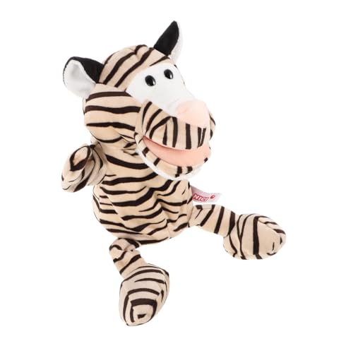 LALADEFIEE Bauchredner-Handpuppe Hirsch Kinder Spielzeug Handpuppe für Kinder Puppen zum Geschichtenerzählen Tiger Handpuppe Familie Fingerpuppe Cartoon-Handpuppe Kinderpuppenpuppe Plüsch von LALADEFIEE