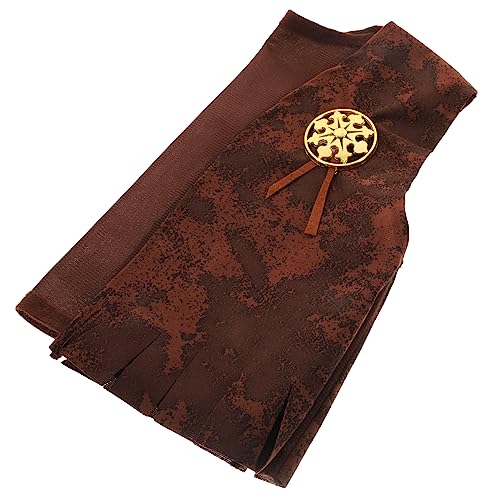 LALADEFIEE Cosplay-kostüme Für Jungen Kostümzubehör Rollenspielkostüm Halloween-kostüme Für Jungen Jungenkleidung Kinder-Outfit Kostüm Für Party Karnevalskostümweste Partyweste Brown Gestrick von LALADEFIEE