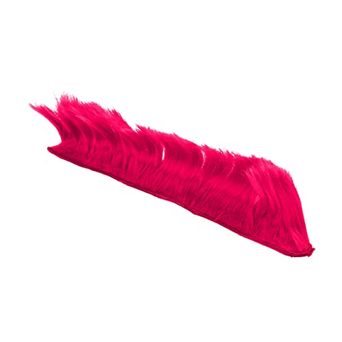 LALADEFIEE Dekorative Helmperücke Für Cosplay Und Karneval Pinke Haarpiece Für Partys Und Festlichkeiten Ideal Als Helm Dekoration Und Für Festliche Anlässe von LALADEFIEE