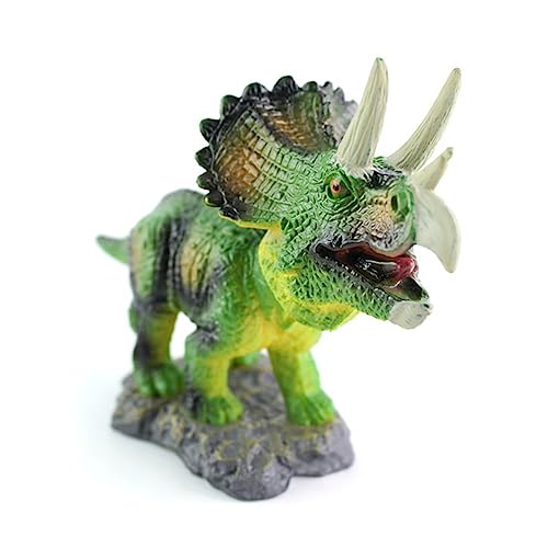 LALADEFIEE Dinosaurier Modell Triceratops Kopfschüttel Spielzeug Auto Für Kinder Ideal Für Heim Und Auto Dekoratives Dinosaurier Spielzeug Für Kreative Gestaltung von LALADEFIEE