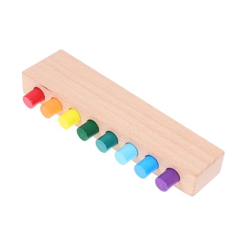 LALADEFIEE Einfügen von Spielzeug Holzbauklötze holzspielzeug kinderpuzzle Spielzeug für Kleinkinder Rätsel holzpuzzles Montessori-Spielzeug aus Holz interessantes Kinderspielzeug hölzern von LALADEFIEE