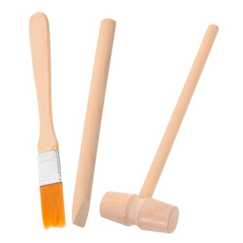 LALADEFIEE Grabwerkzeug aus Holz Teiliges Archäologisches Ausgrabungs und Lernspielzeug mit Hammer Meißel und Pinsel Fördert Kreativität und Feinmotorik Kompakt für Reisen und Outdoor Spiel LALADEFIEE Grabwerkzeug aus Holz Teiliges Archäologisches Ausgrabungs und Lernspielzeug mit Hammer Meißel und Pinsel Fördert Kreativität und Feinmotorik Kompakt für Reisen und Outdoor Spiel von LALADEFIEE