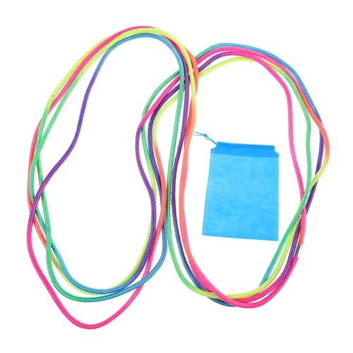 LALADEFIEE Gummiband Outdoor-Spielset für Kinder hüpfendes Spielzeug Outdoor-Spielsets Kinder Outdoor Spielzeug Kinder draußen Spielzeug Spielzeuge Springseil Partyspielspielzeug Plastik von LALADEFIEE