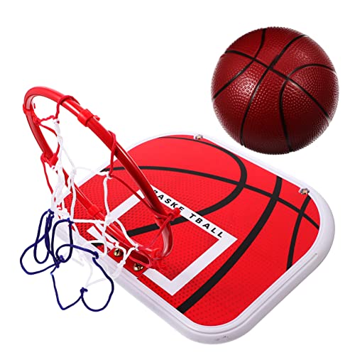 LALADEFIEE Hängender Basketballkorb Für Kinderzimmer Indoor Mini Basketballrahmen Set Mit Netz Und Pumpe Perfektes Für Jungen Basketballspielzeug Für Tür Oder Wandmontage von LALADEFIEE