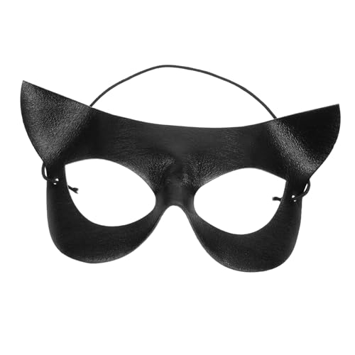 LALADEFIEE Halbmaske Katzenform Für Halloween Maskerade Partymaske Ideal Für Karneval Und Kostümpartys Perfekte Verkleidung Für Cosplay Events von LALADEFIEE