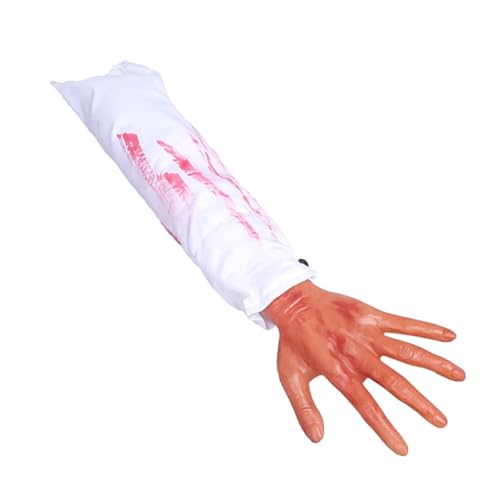 LALADEFIEE Halloween Dekorationen Corpse Hand Requisiten Toten Hand Requisiten Flecken Realistische Simulation Hand für Party von LALADEFIEE