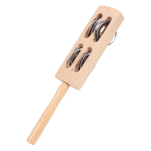 LALADEFIEE Holzbrett Sassafras Kleinkind Mädchen Instrument Spielzeug Kleinkind Jingle Stick Spielzeug Kinderspielzeug Für Den Innenbereich Kleinkind Musikspielzeug Kinderinstrument von LALADEFIEE