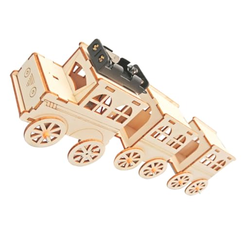 LALADEFIEE Holzeisenbahnspielzeug Für Kinder, Diy-3d-puzzle-modellbausatz, Unbemalter Holzhandwerkszug, Ideal Für Kreatives Spielen Und Eltern-Kind-interaktion LALADEFIEE Holzeisenbahnspielzeug Für Kinder, Diy-3d-puzzle-modellbausatz, Unbemalter Holzhandwerkszug, Ideal Für Kreatives Spielen Und Eltern-Kind-interaktion von LALADEFIEE