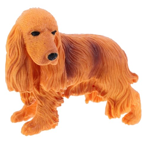 LALADEFIEE Hundeskulptur Gefälschtes Tiermodell Welpenerkennungsmodell Tierfiguren Simuliertes Welpenmodell Realistisches Hundemodell Tiermodell Aus Kunststoff Simulations-welpenschmuck PVC von LALADEFIEE
