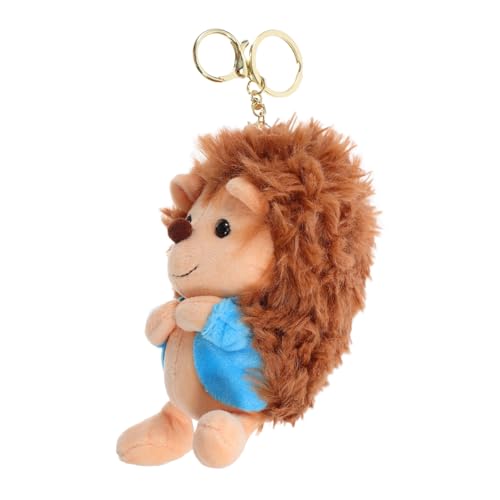 LALADEFIEE Igel Schlüssel Anhänger Mini-kuscheltiere Plüsch Schlüsselanhänger Igel-Ornament Igel-plüsch-schlüsselanhänger Igel Spielzeug Plüschtiere Schlüsselanhänger Igel Plüsch Pp-Baumwolle von LALADEFIEE