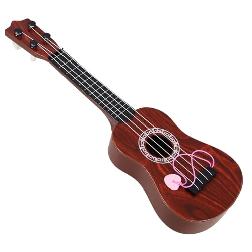 LALADEFIEE Ukulele Für Musikalisches Lernspielzeug Für Kleinkinder 43CM Rotes Mit Handtasche Anfänger Ukulele Für Ideales Für Musikalische Frühbildung von LALADEFIEE