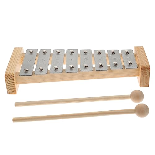 LALADEFIEE Kinder Xylophon Aus Holz Musikinstrument Für Kleinkinder Pädagogisches Lernspielzeug Mit Schlägeln Perfekt Für Die Musikalische Früherziehung Im Vorschulalter von LALADEFIEE