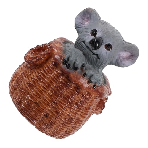 LALADEFIEE Koala-Modell Koala Spielzeug Koala Ausschmückung Koala Koala-Dekoration Koala deko Koala-Ornament im Innenhof Koala-Figur für den Innenbereich Kompaktes Koala-Ornament PVC von LALADEFIEE