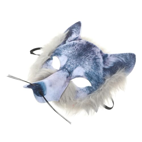 LALADEFIEE Wolfsmasken Für Halloween Kreative Cosplay Maske Für Partys Dekorative Tiermaske Für Halloween Feiern von LALADEFIEE