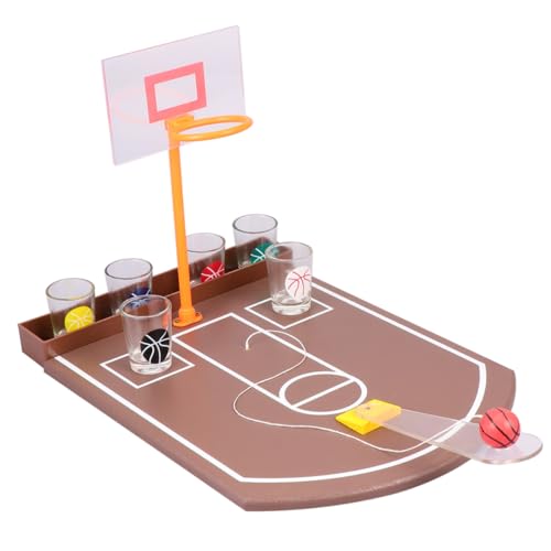 LALADEFIEE Kreatives Tisch Basketball Trinkspielset Unterhaltsame Bar für Partys aus Einfach für Geselligkeit und Spieleabende LALADEFIEE Kreatives Tisch Basketball Trinkspielset Unterhaltsame Bar für Partys aus Einfach für Geselligkeit und Spieleabende von LALADEFIEE