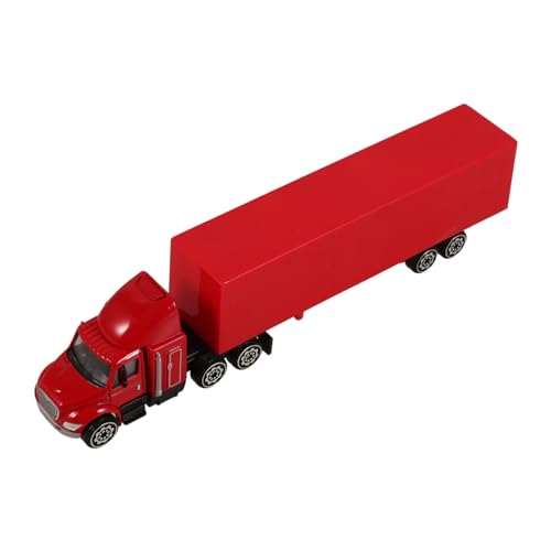 LALADEFIEE LKW Modell Großer LKW Motor Spielzeug Mini Container Spielzeug Autofigur Auto Spielzeug Kleines Auto Modell LKW Anhänger Spielzeug Große Spielzeug Lkws Transport von LALADEFIEE