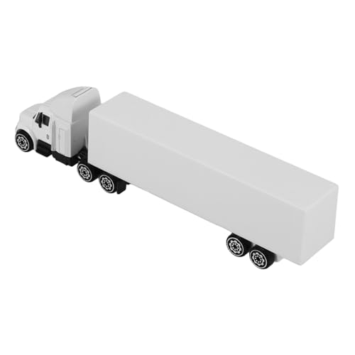 LALADEFIEE LKW Modellauto Figur Container LKW Spielzeug Kinderauto Modellauto Spielzeug Modell LKW Dekoratives Auto Dekor Autoträger Spielzeugträger Automodell Mini Container von LALADEFIEE