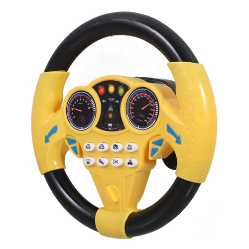 LALADEFIEE Lenkrad Spielzeugauto Für Kinder Interaktives Fahrspielzeug Mit Sound Und Lichteffekten Ideal Für Rollenspiele Im Auto Fördert Die Kreativität Und Das Spielen „So Tun von LALADEFIEE