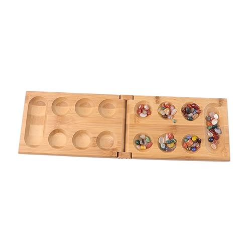 LALADEFIEE Mancala-brettspiel Mancala-Schach Kinderschachbrett Lustiges Brettspiel Afrikanisches Spiel Hölzern von LALADEFIEE