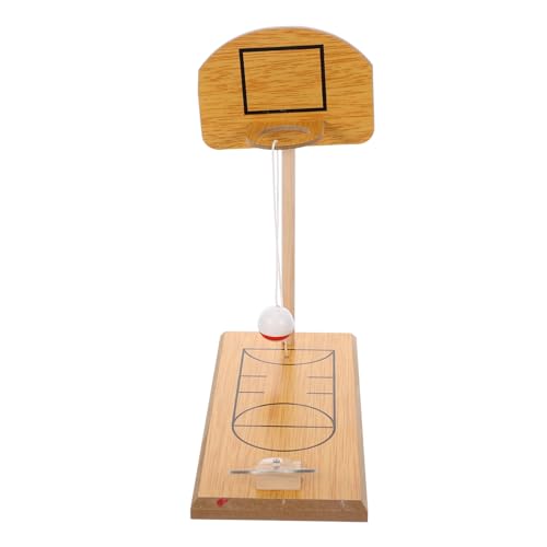 LALADEFIEE Mini Basketballspielzeug Aus Holz Für Kinder Desktop Basketballkorb Spiel Für Spaß Und Geschicklichkeit Ideales Mitgebsel Für Kinder Und Babys Perfektes Für Kleine von LALADEFIEE