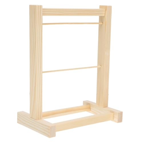 LALADEFIEE Mini Holz Kleiderbügel Doppelstöckig Puppen Kleiderständer Organizer für Puppenkleidung und Zubehör Robust Praktisch zur Aufbewahrung und Ordnung im Puppen Kleiderschrank LALADEFIEE Mini Holz Kleiderbügel Doppelstöckig Puppen Kleiderständer Organizer für Puppenkleidung und Zubehör Robust Praktisch zur Aufbewahrung und Ordnung im Puppen Kleiderschrank von LALADEFIEE