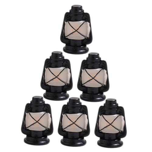 LALADEFIEE 6stücke Miniatur Puppenhaus Laterne Petroleumlampe Miniatur Dekoration Micro Landschaft Ornament LALADEFIEE 6stücke Miniatur Puppenhaus Laterne Petroleumlampe Miniatur Dekoration Micro Landschaft Ornament von LALADEFIEE