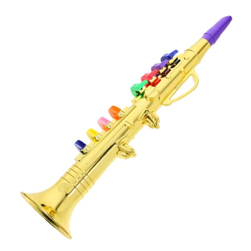 LALADEFIEE Musikalisches Spielzeug für Kinder Hornspielzeug für Kinder Saxophonspielzeug für Kinder Kinderinstrumente musikinstrumente für Kinder Kinderspielzeug Saxophon-Lernspielzeug Abs von LALADEFIEE