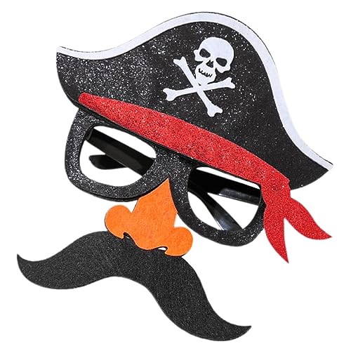 LALADEFIEE Halloween Zubehör Piratenmaske Brille Stilvolle Cosplay Requisite für 1stk von LALADEFIEE