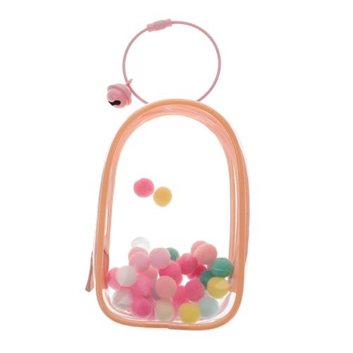 LALADEFIEE Puppenausflugstasche Figurenvitrine Vitrine Für Figuren Blinde Taschen Schlüsselanhänger-anzeige Mini-Taschen-schlüsselanhänger Vitrine Für Minifiguren Schaukasten Rosa Plastik von LALADEFIEE