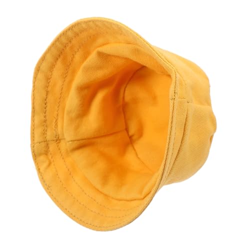 LALADEFIEE Puppenkleidungszubehör Puppenmütze Mini-Sombrero-hüte Miniaturhut Puppenhaus-Zylinder Minihüte Zum Basteln Miniatur-puppenhut Kleiner Hut Puppenbastelhüte Mädchen Polyester Yellow von LALADEFIEE