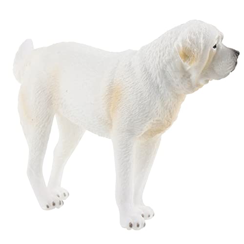 LALADEFIEE Plüschhund 仿真圣伯纳犬 Hund Figurine Dog Statue Dekoration Tiermodell Für Und Realistische Hundefigur Als Dog Ornament Für Zuhause Kuscheltier Für Hund von LALADEFIEE