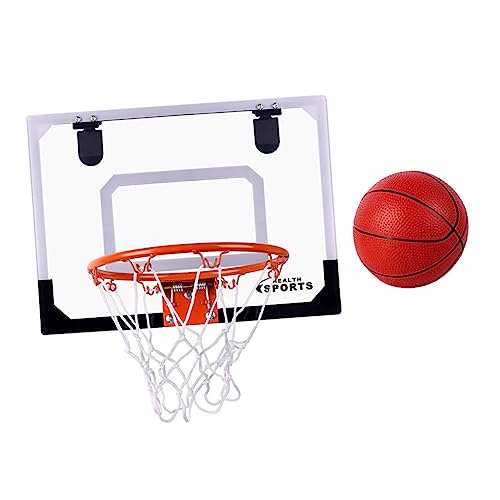 LALADEFIEE 1 Set Indoor Basketball Hoop Für Transparentes Wand Hängendes Basketballspielzeug Ideal Für Drinnen Basketballspiel Set Für Mit Einfacher Montage von LALADEFIEE