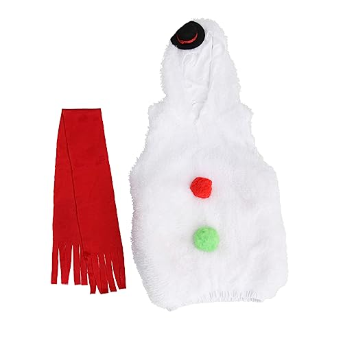 LALADEFIEE Weihnachts-schneemann-kostüm-Set für Jungen und Mädchen Verkleidung Schneemann Cosplay-Outfit von LALADEFIEE