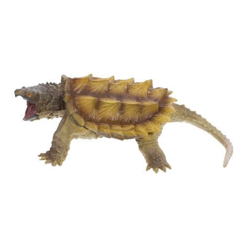 LALADEFIEE Schnappschildkröten-Modell Wildtierfigur Tiermodell-dekor Tiermodell Aus Kunststoff Lebensechtes Simulationstiermodell Simuliertes Tiermodell Schildkrötenfigur Modelltier Plastik von LALADEFIEE