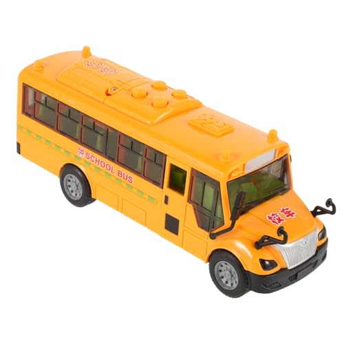 LALADEFIEE Schulbus-Modell Kinderauto Spielzeug Schulbus aus Druckguss Kinder lernspielzeug Autospielzeug für Kinder Trägheitsauto Spielzeug Schulbus Spielzeug Simulation Bus Spielzeug Abs von LALADEFIEE