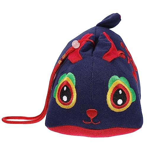 LALADEFIEE Segnen Kaninchen Puppe Kaninchen-Maskottchen-Spielzeug Sternzeichen Hase Maskottchen Kaninchenpuppe Plüschhase Kaninchen-Maskottchen-Puppe Autodekoration Hasenpuppe Stoff von LALADEFIEE