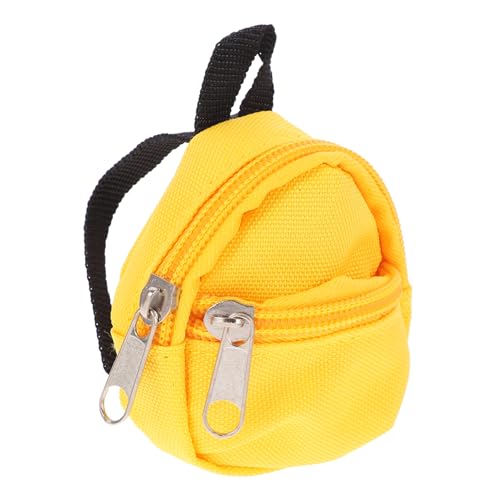 LALADEFIEE Simulation Puppe Rucksack Tasche Miniatur Rucksack Für Puppen Mini Schultasche Ornament Für Kinder Dekoration Und Spielzeug Ideal Für Kreative Rollenspiele von LALADEFIEE